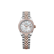 Lady-Datejust 28, Oystersteel and 18k Everose Gold, Ref# 279381RBR-0013