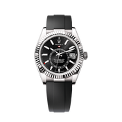 Sky-Dweller, 42mm, 18k White Gold, Ref# 336239-0002