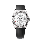Sky-Dweller, 42mm, 18k White Gold, Ref# 336239-0003