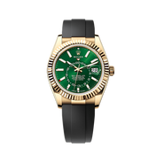 Unworn 2025, Sky-Dweller, 42mm, 18k Yellow Gold, Ref# 336238-0004, with box