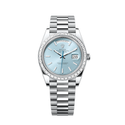 Day-Date 40, Platinum with Diamond-set, 40mm, Ref# 228396tbr-0039