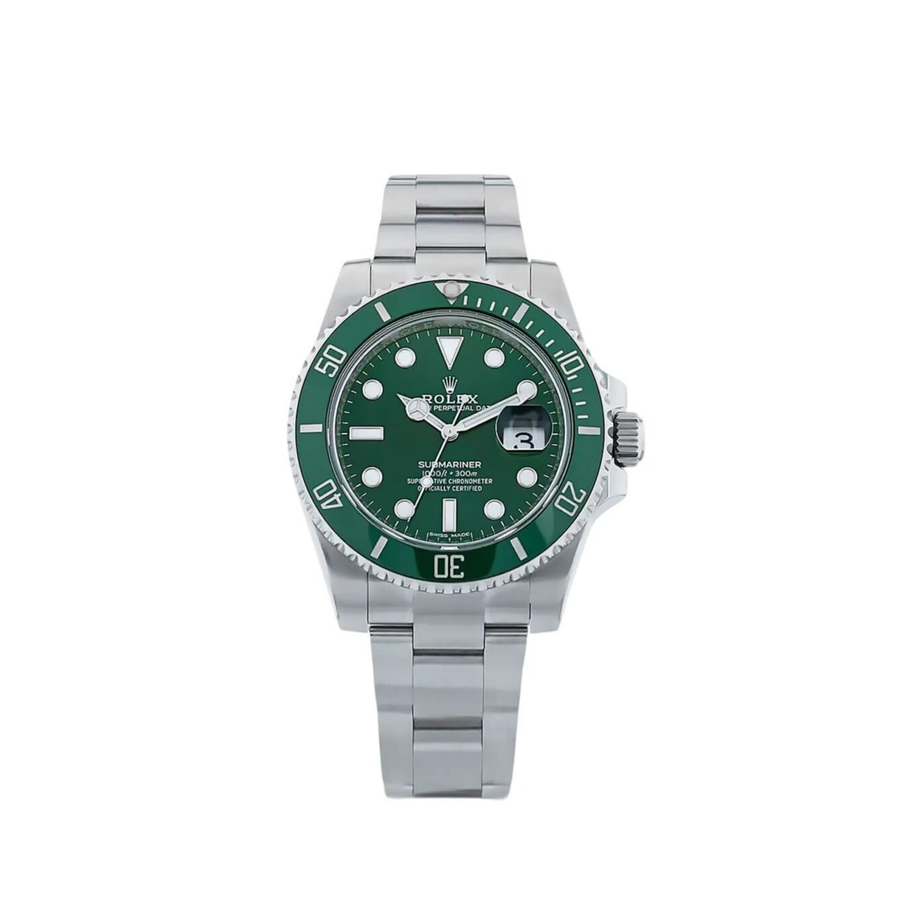 Submariner Stainless Steel “The Hulk” Green Dial Cerachrom Bezel, Ref#116610LV, 41mm
