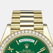 Day-Date, 40mm, 18k Yellow Gold and Diamonds, Ref# 228348rbr-0040