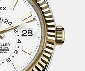 Sky-Dweller 42mm, Oystersteel and 18k Yellow Gold, Ref# 326933-0010