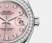 Lady-Datejust 28, Oystersteel and 18k White Gold, Ref# 279384RBR-0003