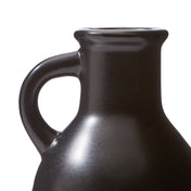 Better Homes & Gardens Black Ceramic Jug Vase, 8 in