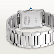 Unworn Tank Must, Extra-large Stainless Steel, 41mm x 31mm, Ref# WSTA0053, with box
