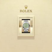 Unworn 2025, Oyster Perpetual, Oystersteel 36mm, Pistachio-green dial, Domed Oyster, Ref# 126000-0011, with box