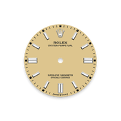 Unworn 2025, Oyster Perpetual, Oystersteel 41mm, Beige dial, Domed Oyster, Ref# 134300-0007, with box