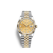 Datejust 36, 18k Yellow Gold and Stainless Steel, 36mm, Ref# 126233-0033