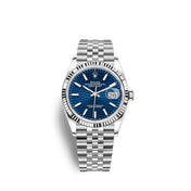 Datejust 36, Stainless Steel and 18k White Gold, 36mm, Ref# 126234-0049