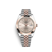 Datejust 41, 18k Everose Gold and Stainless Steel, 41mm, Ref# 126301-0010