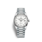 Day-Date, 36mm, Platinum, Ref# 128236-0007