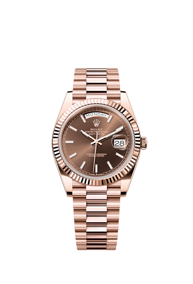 Day-Date 40, 18k Everose Gold, 40mm, Ref# 228235-0053
