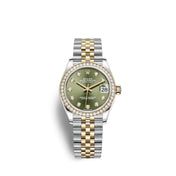 Datejust 31, Oystersteel, 18kt Yellow Gold and diamonds, Ref# 278383RBR-0030
