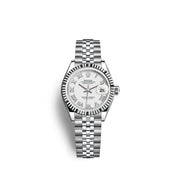 Lady-Datejust 28, Oystersteel and 18k White Gold, Ref# 279174-0019