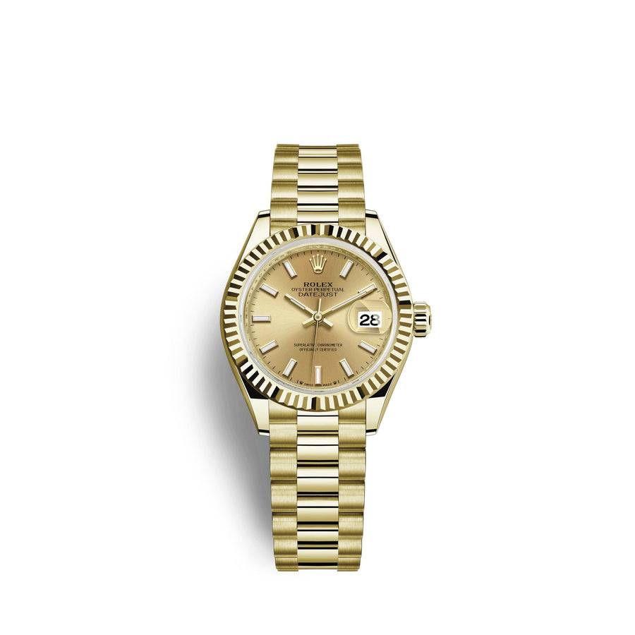 Lady-Datejust 28, 18k Yellow Gold, Ref# 279178-0001
