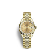 Lady-Datejust 28, 18k Yellow Gold, Ref# 279178-0014