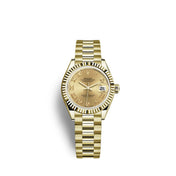 Lady-Datejust 28, 18k Yellow Gold, Ref# 279178-0022