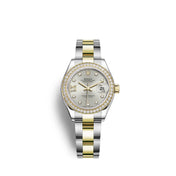 Lady-Datejust 28, Oystersteel and 18k Yellow Gold, Ref# 279383RBR-0004
