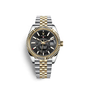 Sky-Dweller 42mm, Oystersteel and 18k Yellow Gold, Ref# 326933-0005