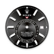 Sky-Dweller, 42mm, Oystersteel and 18k White Gold, Black, Oyster, Ref# 336934-0007