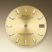 Datejust 31, Oystersteel, 18kt Yellow Gold and diamonds, Ref# 278343RBR-0014