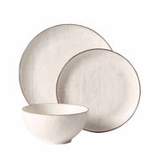 Better Homes & Gardens Murphy Cream Stoneware 12-Piece Dinnerware Set