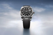 Sky-Dweller, 42mm, 18k White Gold, Ref# 336239-0002