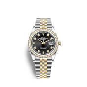 Datejust 36 Oystersteel and yellow gold Ref# 126283RBR-0007