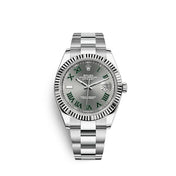Datejust 41 Oystersteel and white gold Ref# 126334-0021