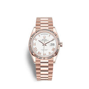 Day-Date 36 Everose gold Ref# 128235-0052