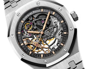 Royal Oak DOUBLE BALANCE WHEEL OPENWORKED Ref# 15407ST.OO.1220ST.01